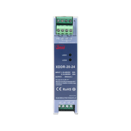 XDDR-20/DRDN-20 20A Modul de redundanță de tip șină DIN 12V/24V/48V Suport sistemul de redundanță 1+1 și N+1