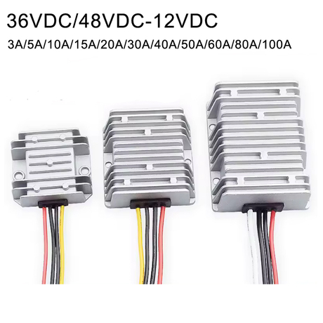 36V/48V do 12V 3A do 100A Step Down Buck DC DC napajalni pretvornik za električna vozila