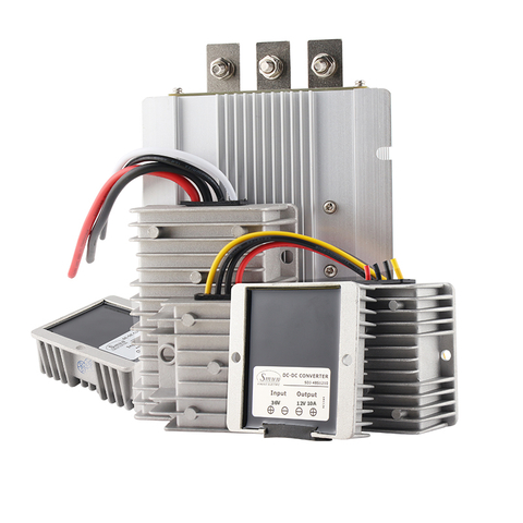12V/24VDC - 5VDC 3A - 60A Оқшауланбаған суға төзімді IP68 Бак DC-DC түрлендіргіші 