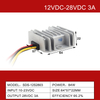 12VDC-ից 28VDC 3A-ից 40A Անջրանցիկ ոչ մեկուսացված մեկ ելքային DC-DC փոխարկիչ մեքենայի համար